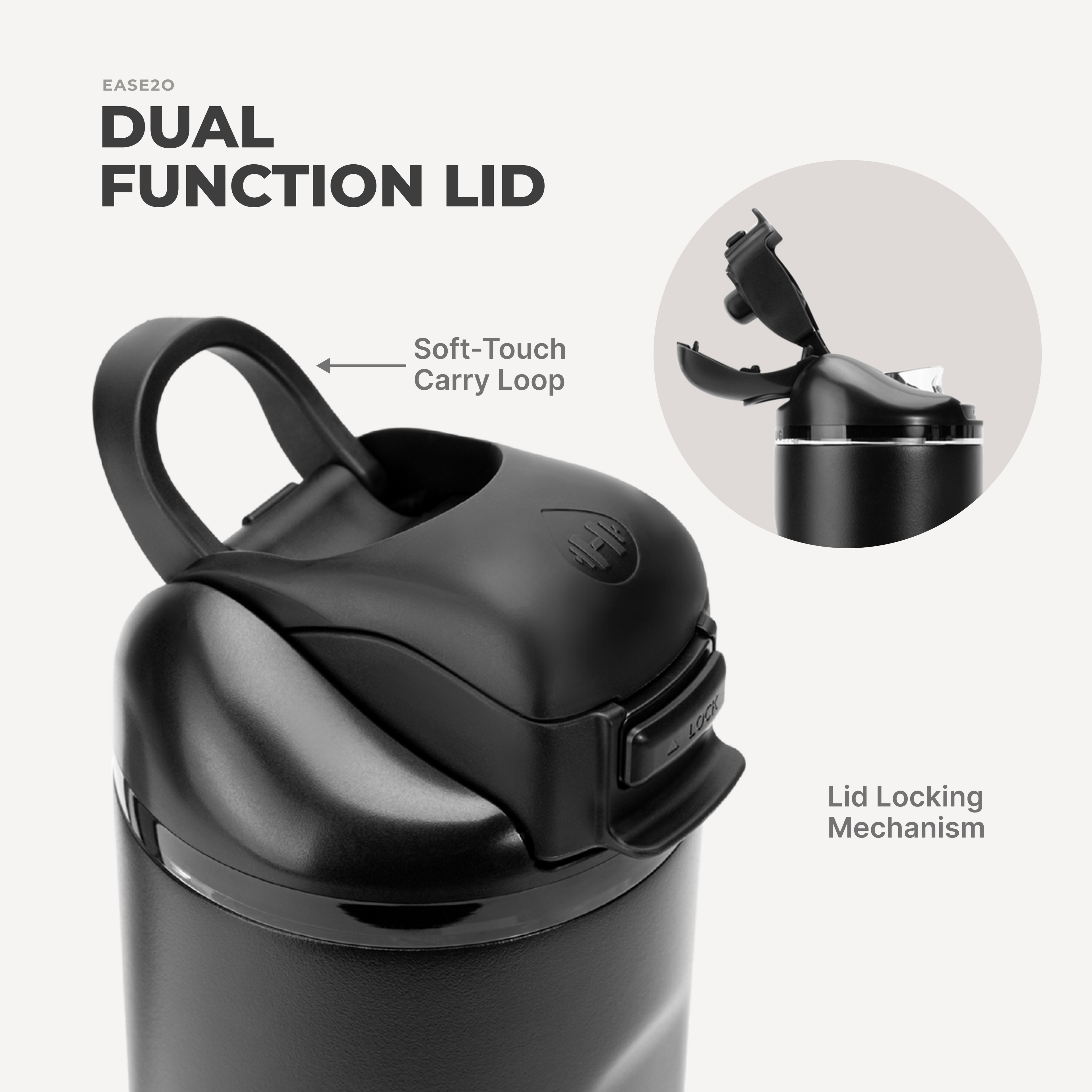 Ease2o 24oz - Black